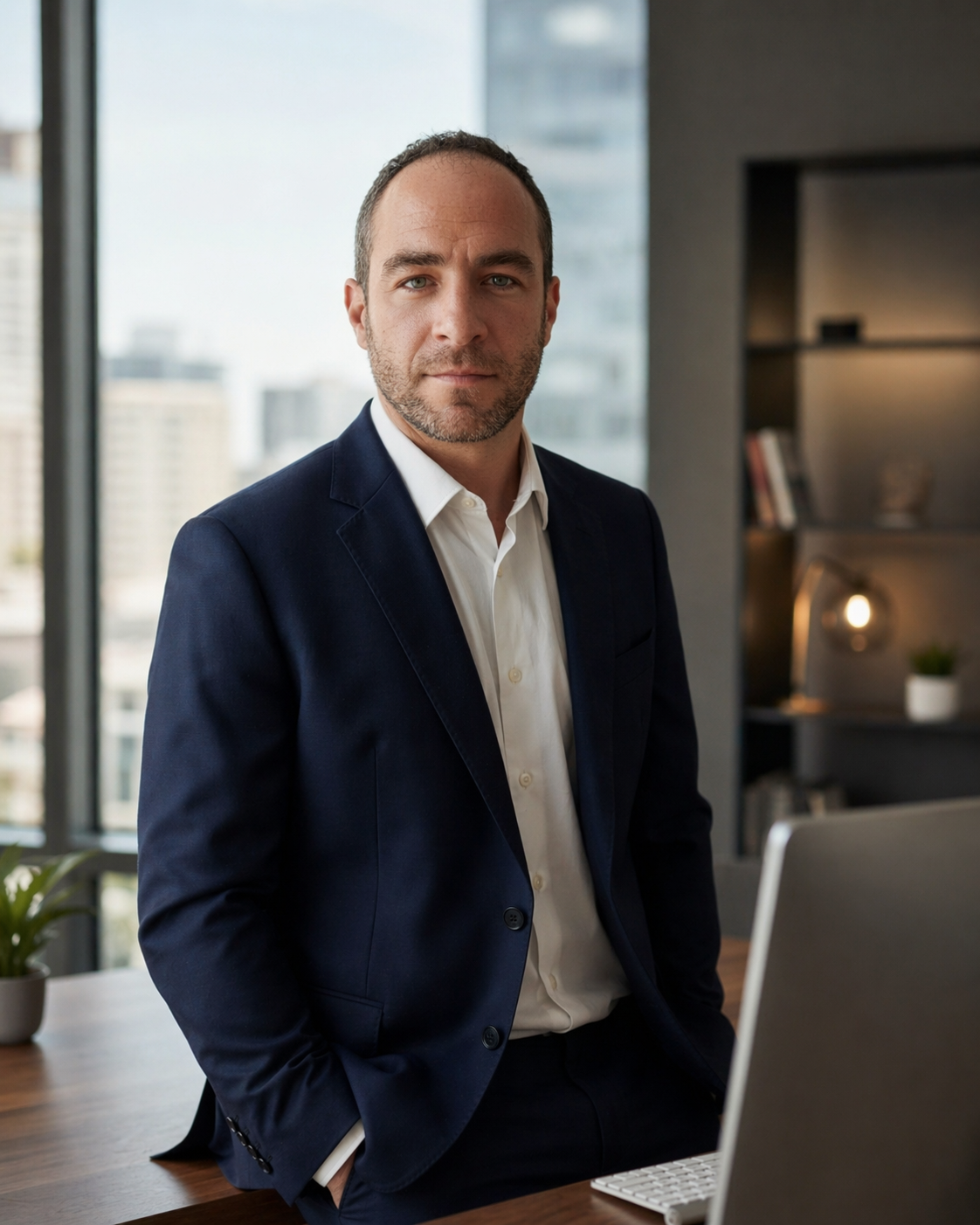 Paolo Consorti, fondatore di TDS AI Systems, nel suo studio